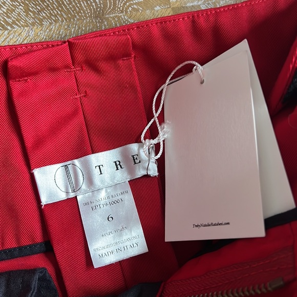 TRE by Natalie Ratabesi Red/Pink Side Stripe Anita Pant in Maroon 6 - Picture 10 of 15